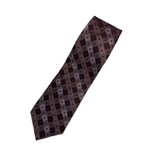 F/X Fusion Mens Neck Tie geometric pattern silk handmade Multi Color‎